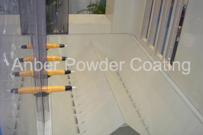 Inner view of powder painting room